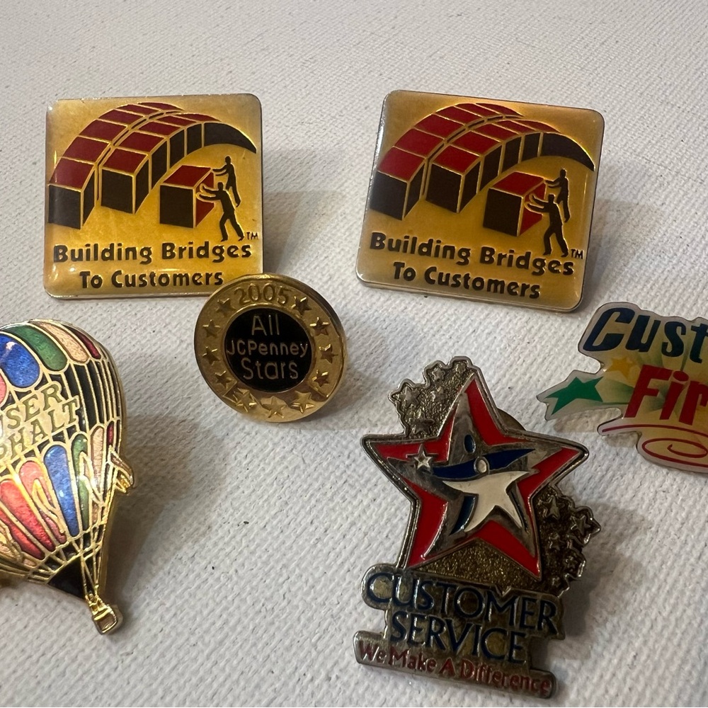 Assorted Customer Service Pins